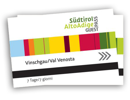 VenostaCard in Alto Adige