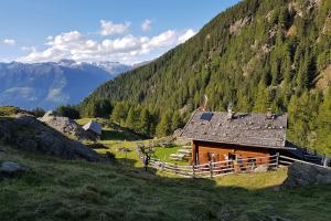 Malga in Val Martello in Alto Adige