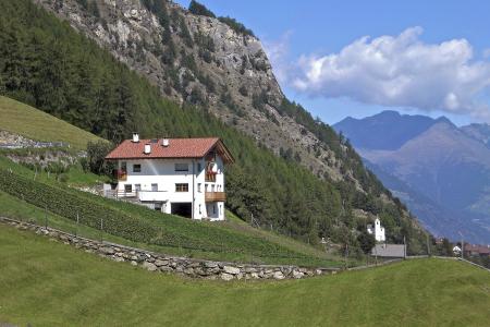 Il Berghof su monte sole in Val Martello