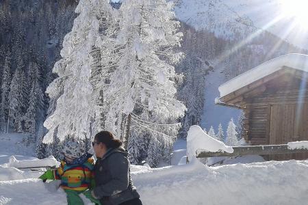 Paesaggio invernale in Val Martello