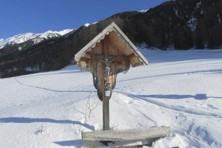 Winterlandschaft im Martelltal