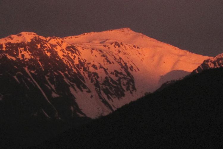 Tramonto nel Parco Nazionale dello Stelvio
